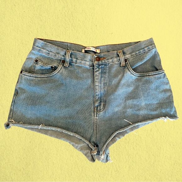 Vintage Bill Blass cut off jean shorts cheeky - Picture 3 of 7